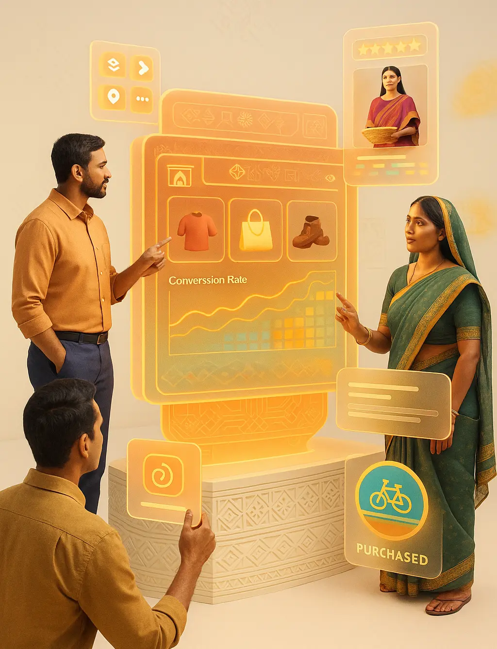 E-Commerce Growth with Marketplace Marketing Screenshots of Amazon, Flipkart, Alibaba product listings
