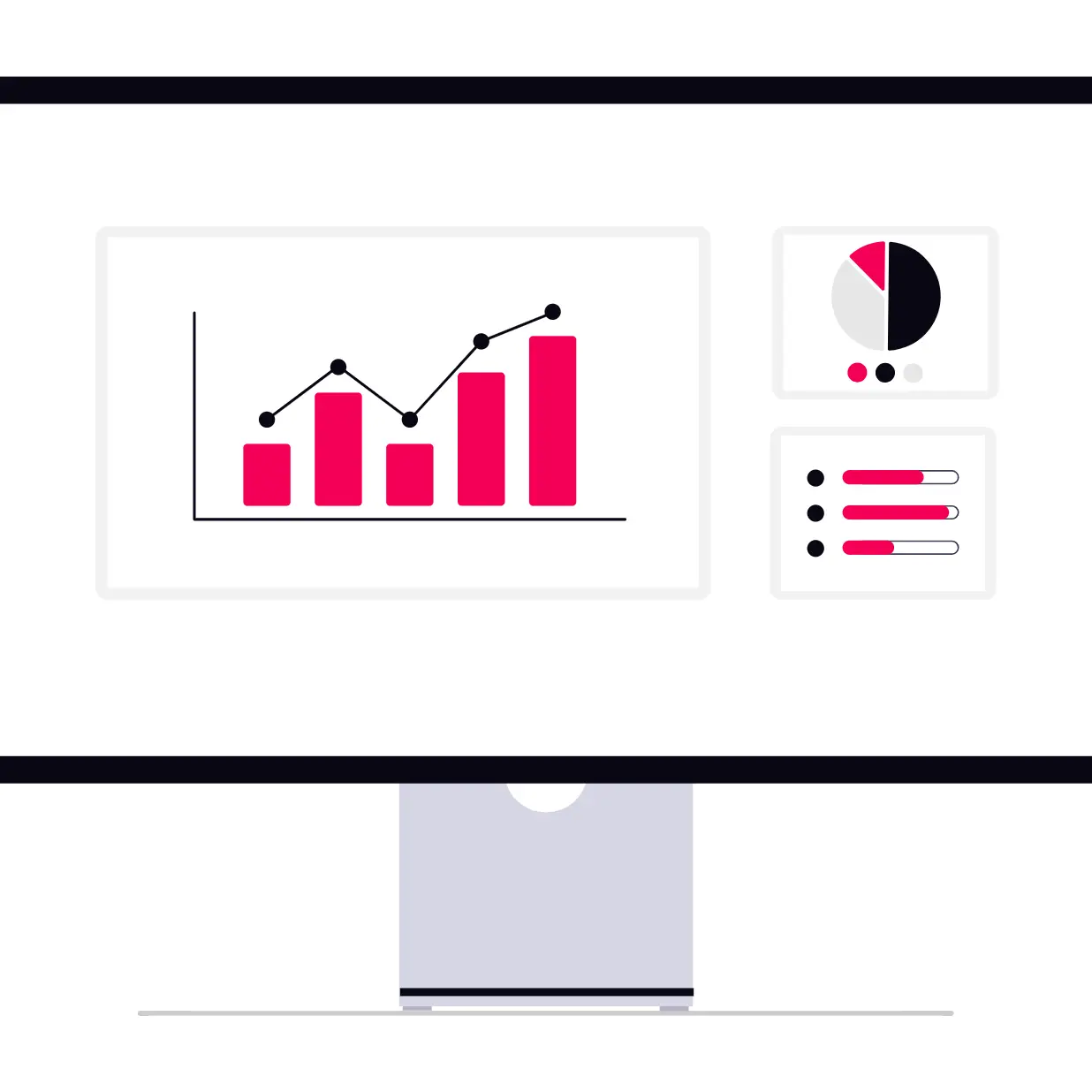 Trade Data Visuals and Infographics for Clear Business Communication World map with trade flows and supply chain visuals as data graphics