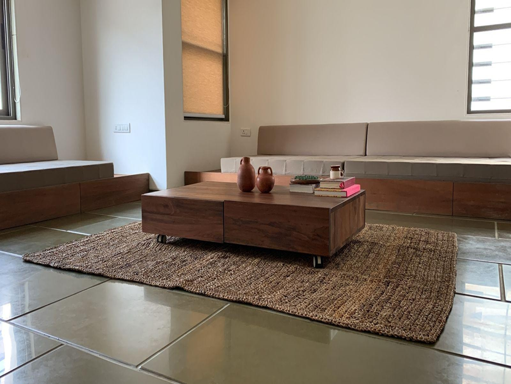 Handwoven Banana Fibre Rug – Large eco-conscious floor mat