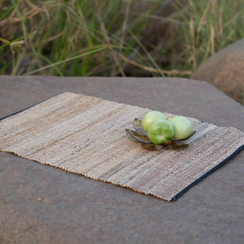 Handloom Banana Fibre Table Mat – Traditional Indian weaving