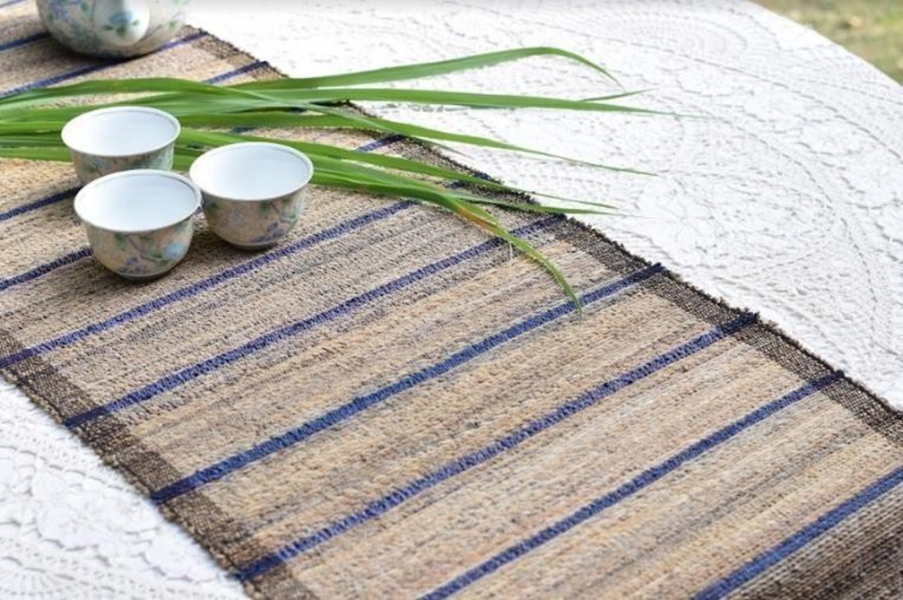 Handloom Banana Fibre Table Runner – Earthy and elegant decor