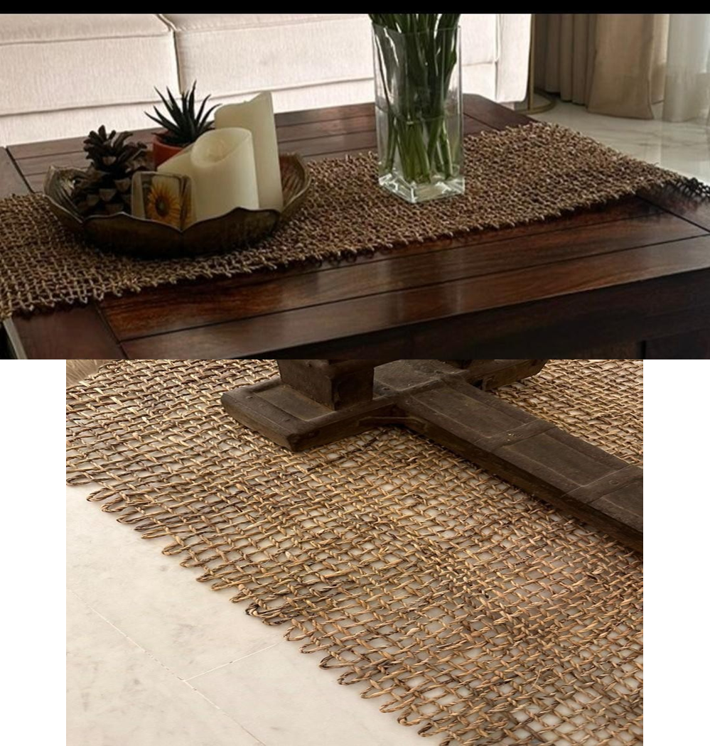 Framed Banana Fibre Table Mats – Sustainable traditional craft