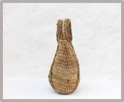 Designer Banana Fibre Sling Bag – Front and Back View