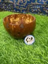 Coconut shell cat face bowl