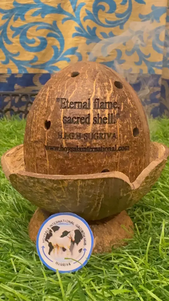 Coconut Shell Dhoop Stand 🥥