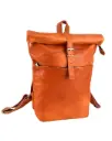 Handmade Vegetable-Tanned Leather Rolltop Backpack | 20” Vintage Travel & Office Bag | 38L Capacity | Buckle Pocket, Adjustable Straps & Multiple Compartments | Anti-Fade, Durable, Artisanal Craft