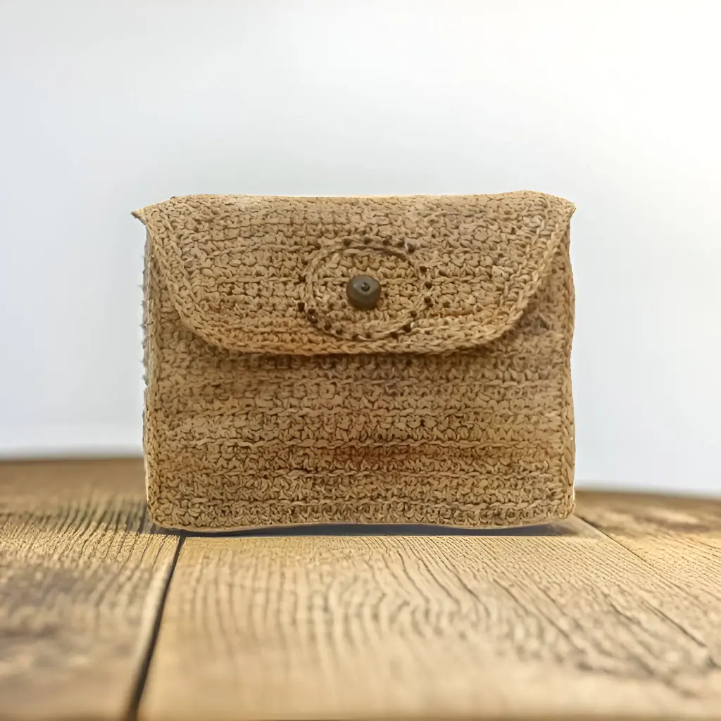 BANANA FIBRE HAND POUCH CODE - 04