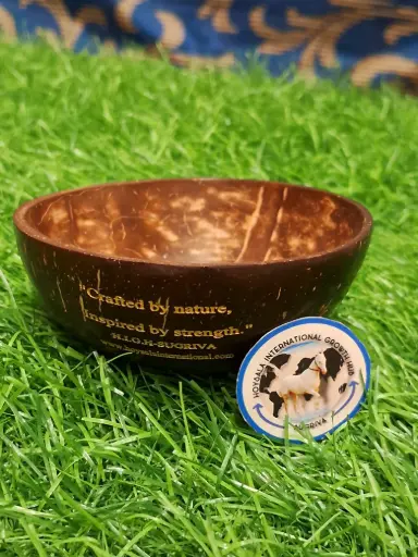 [COMIBOSP-01] Coconut shell mini bowl with spoon